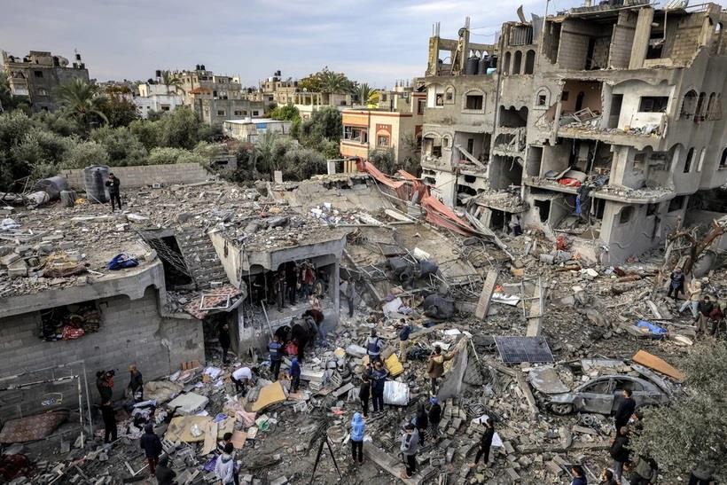 Tổng thống Pháp và Thủ tướng Israel điện đàm về tình hình ở Gaza