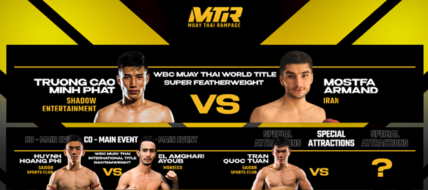 Việt Nam lần đầu đăng cai sự kiện tranh đai vô địch WBC Muay Thai