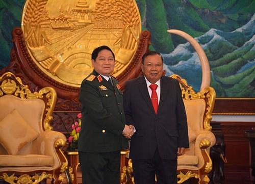 Hợp tác quốc phòng Việt Nam - Lào là mối quan hệ đặc biệt của đặc biệt