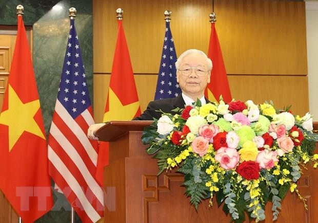 Việt Nam-Hoa Kỳ thông qua Tuyên bố Chung, nâng tầm quan hệ hai nước