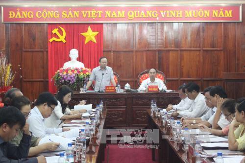 Đoàn giám sát Hội đồng Dân tộc của Quốc hội làm việc tại Bình Phước