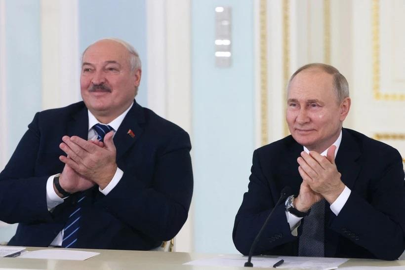 Tổng thống Putin khẳng định Nga-Belarus hợp tác chặt chẽ trên trường quốc tế