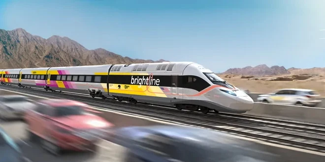 Mỹ đẩy nhanh tốc độ xây dựng hệ thống đường sắt cao tốc Brightline West
