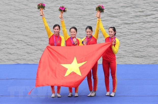 Đội tuyển Rowing Việt Nam kết thúc ASIAD 19 với 3 huy chương Đồng
