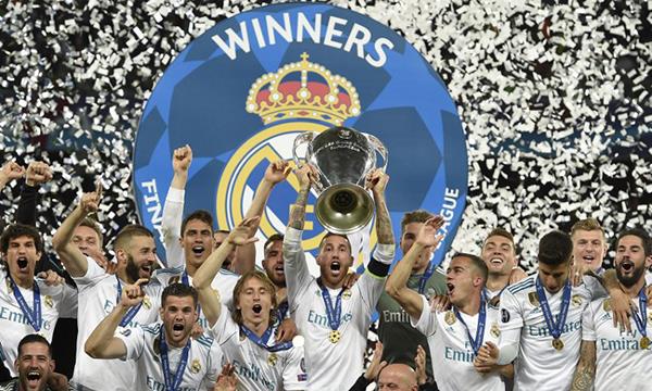 Real Madrid lần thứ 3 liên tiếp giành Champions League