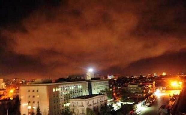 Israel không kích nhiều địa điểm tại thủ đô Damascus của Syria