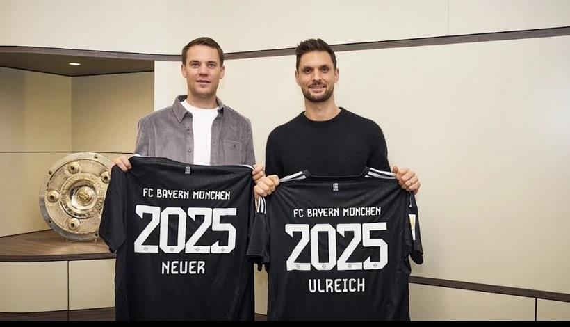 Cặp đôi Manuel Neuer và Sven Ulreich chính thức gia hạn hợp đồng với FC Bayern
