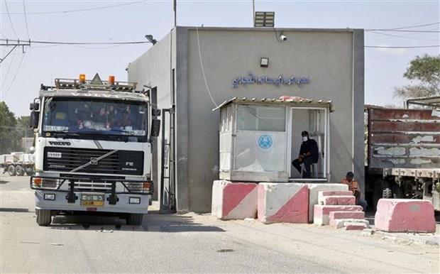 Palestine yêu cầu Israel dỡ bỏ lệnh cấm xuất khẩu hàng qua cửa khẩu