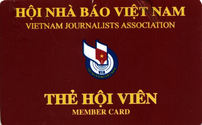 Hội Nhà báo Việt Nam ban hành thẻ hội viên giai đoạn 2016-2021