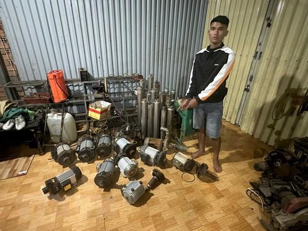 Lâm Đồng: Bắt tạm giam nhóm đối tượng trộm hàng trăm môtơ bơm nước