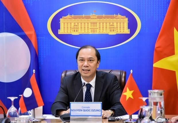 Tham khảo Chính trị Việt Nam-Lào lần thứ 6 theo hình thức trực tuyến
