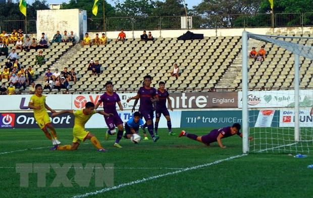V.League 2021: Sông Lam Nghệ An thất thủ trên sân nhà với tỷ số 0-2
