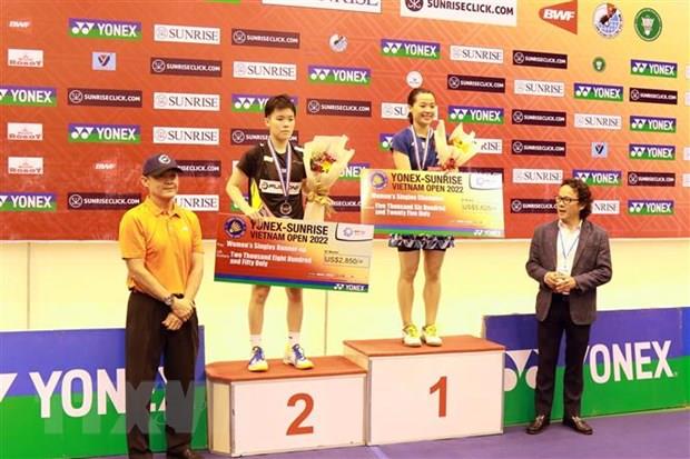 Nguyễn Thùy Linh vô địch đơn nữ Giải cầu lông quốc tế Việt Nam mở rộng