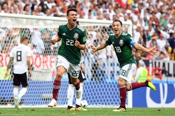 Đương kim vô địch Đức bất ngờ gục ngã trước Mexico
