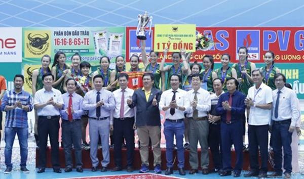 VTV Bình Điền Long An đăng quang Giải vô địch bóng chuyền nữ quốc gia