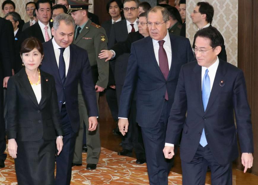 Nga và Nhật Bản tiến hành đối thoại 2+2 lần thứ 3