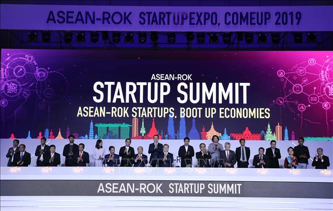 Tổng thống Hàn Quốc cam kết hỗ trợ ASEAN thúc đẩy khởi nghiệp
