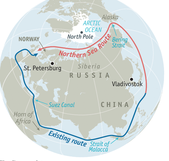 Nga đề cao tiềm năng của tuyến đường Biển Bắc