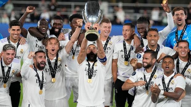 Vượt qua Eintracht Frankfurt, Real Madrid giành Siêu cúp châu Âu