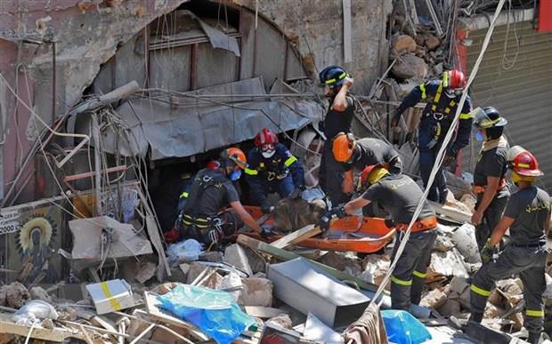 Cộng đồng quốc tế viện trợ cho Liban sau vụ nổ kinh hoàng