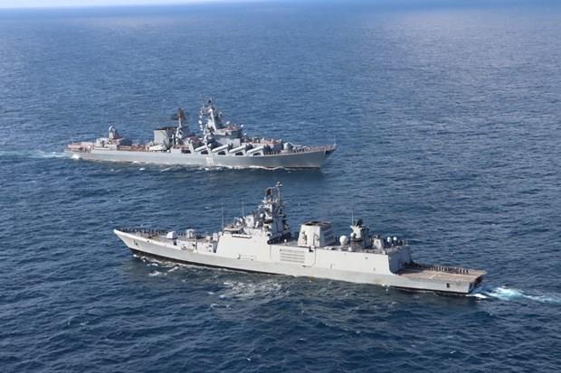 Nga: Lính thủy đánh bộ Hạm đội Phương Bắc diễn tập chiến đấu
