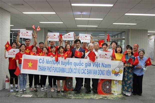 Thị trưởng và người dân Fukushima 'tiếp lửa' đoàn thể thao Việt Nam