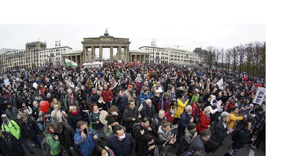 Đức tăng cường an ninh trước các cuộc biểu tình tại Berlin