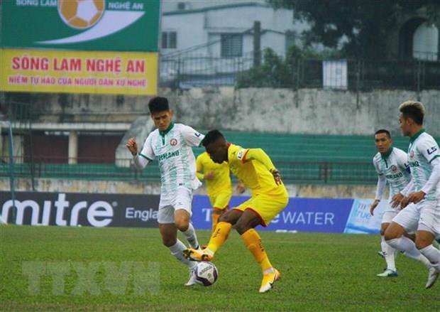 V-League 2021: Tân binh Bình Định kiếm điểm trên sân Sông Lam Nghệ An