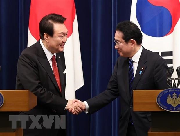 Mỹ hoan nghênh động thái cải thiện quan hệ Hàn Quốc-Nhật Bản