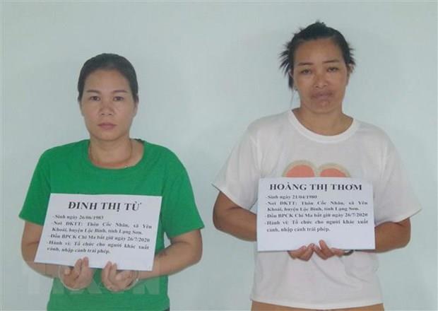 Lạng Sơn: Bắt 2 đối tượng đưa 9 người nước ngoài nhập cảnh trái phép