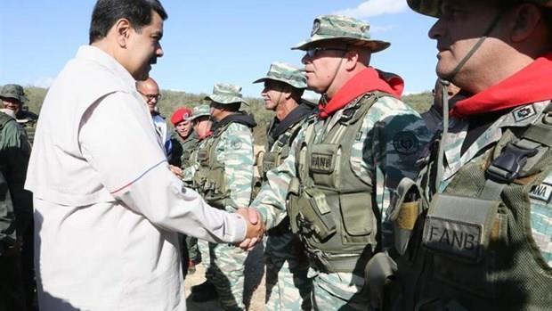 Quân đội Venezuela bắt đầu tập trận gần biên giới với Colombia