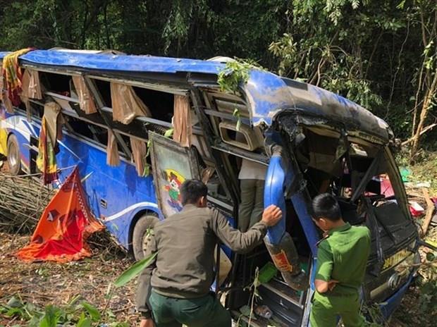 Khởi tố tài xế xe khách gây tai nạn làm 6 người chết ở Kon Tum