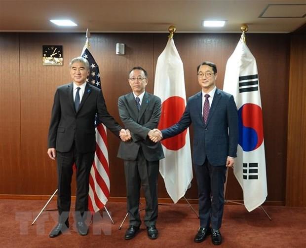 Mỹ cam kết phối hợp với Nhật Bản, Hàn Quốc trong vấn đề Triều Tiên