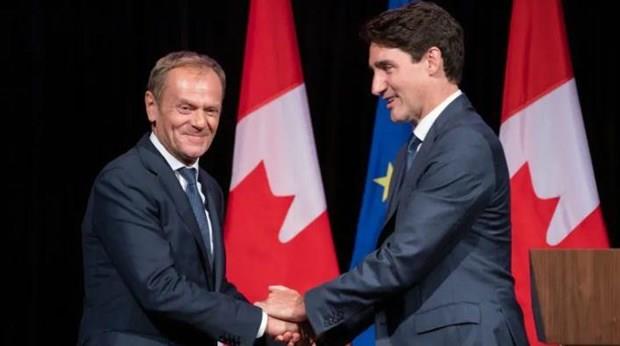 Hội nghị thượng đỉnh EU-Canada bàn về hiệp định thương mại toàn diện