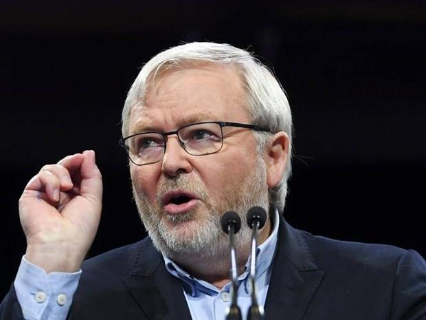 Australia bổ nhiệm cựu Thủ tướng Kevin Rudd làm đại sứ tại Mỹ