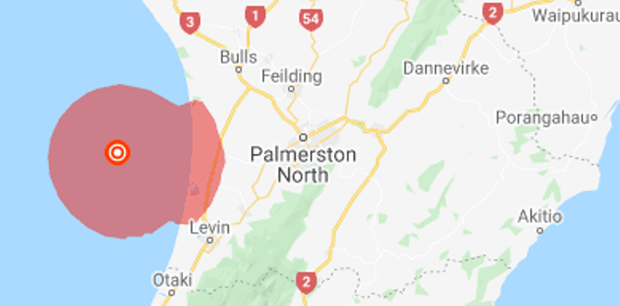 Động đất 5,8 độ làm rung chuyển đảo Bắc của New Zealand