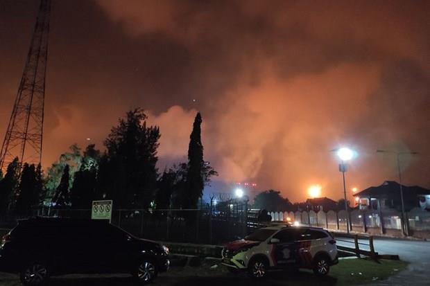 Hỏa hoạn lớn tại nhà máy lọc dầu Balongan của Indonesia