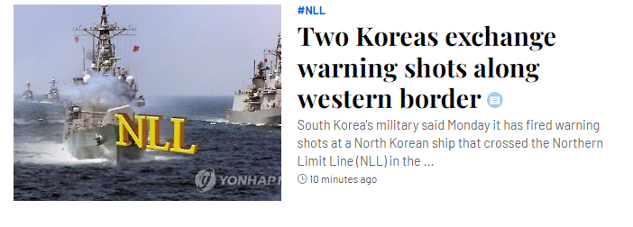 Hai miền Triều Tiên nổ súng cảnh cáo nhau dọc ranh giới trên biển