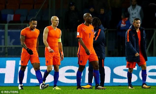 "Cơn lốc màu da cam" Hà Lan 99,9% bị loại khỏi World Cup 2018