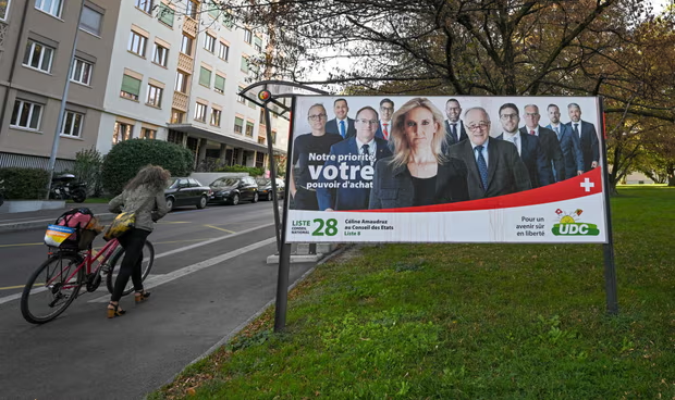 Kết quả sơ bộ bầu cử tại Thụy Sĩ: Đảng Nhân dân đang dẫn đầu