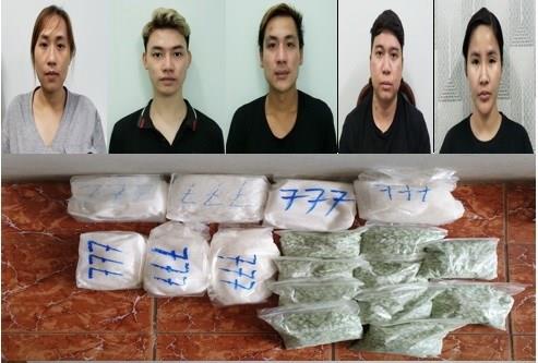 Truy tố nhóm đối tượng vận chuyển 34kg ma túy từ Campuchia về TP.HCM