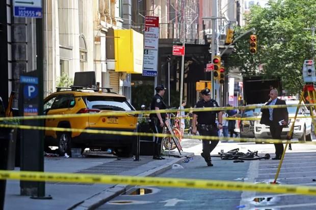 Mỹ: Đâm xe vào đám đông ở New York, ít ngất 3 người bị thương nặng