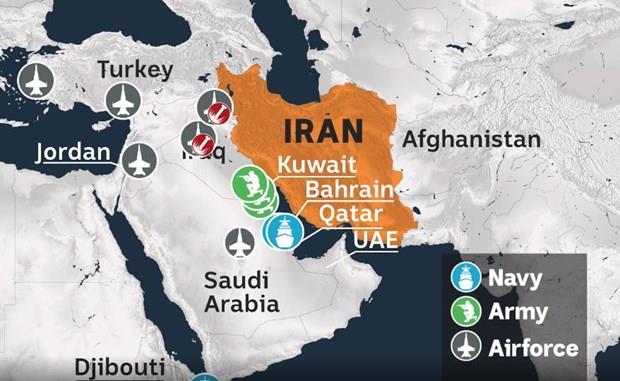 Iran cảnh báo các quốc gia trong khu vực có quân đội Mỹ đồn trú