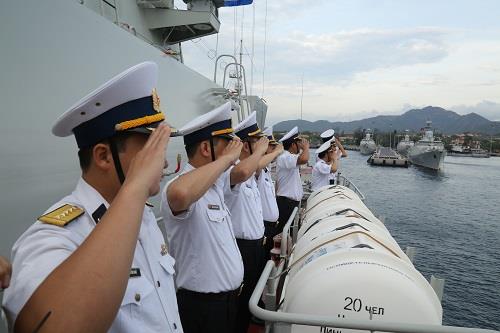 Tàu tên lửa Quang Trung tham gia Diễn tập ADMM+