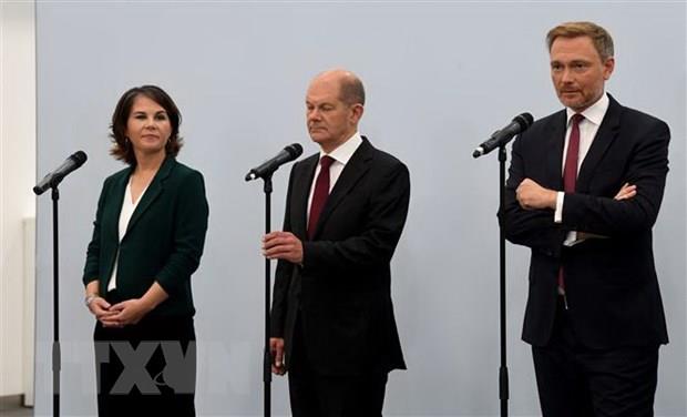 Đức: Đảng Xanh nhất trí đàm phán thành lập liên minh 'đèn giao thông'