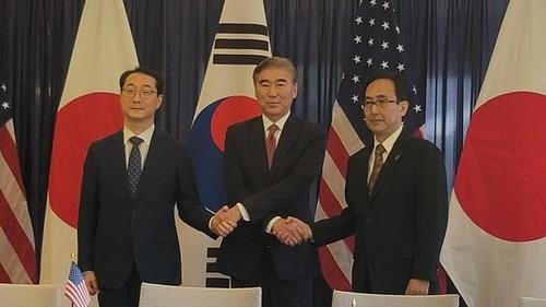Mỹ-Nhật-Hàn cam kết phối hợp chặt chẽ về vấn đề Triều Tiên