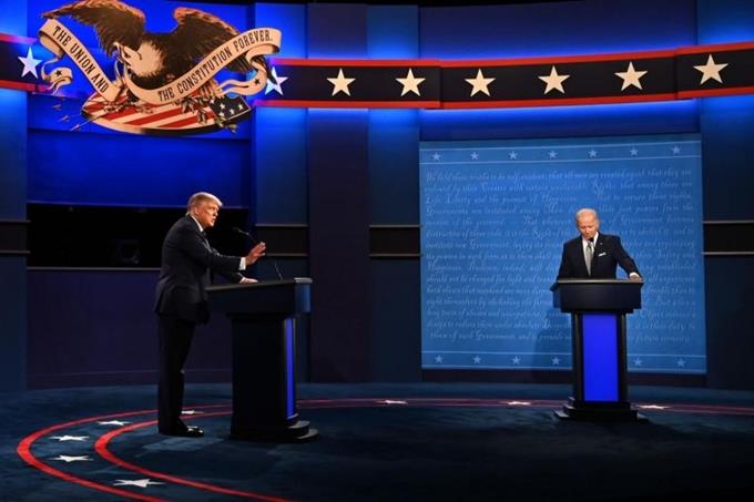 Bầu cử Mỹ 2020: Hai ứng cử viên kết thúc vòng tranh luận cuối cùng