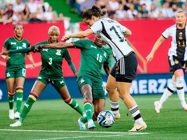 Trước thềm World Cup Nữ 2023: Tuyển Đức bại trận trước Tuyển Zambia