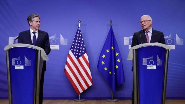 Mỹ và EU chia sẻ nhận thức chung trong quan hệ với Trung Quốc và Nga