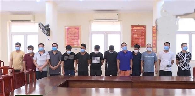 Bắc Ninh: Bắt quả tang 13 đối tượng đánh bạc bất chấp dịch COVID-19